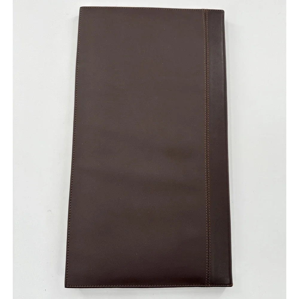 Restoration Hardware Photo Album Scrapbook Brown Leather 27 Pages‎
